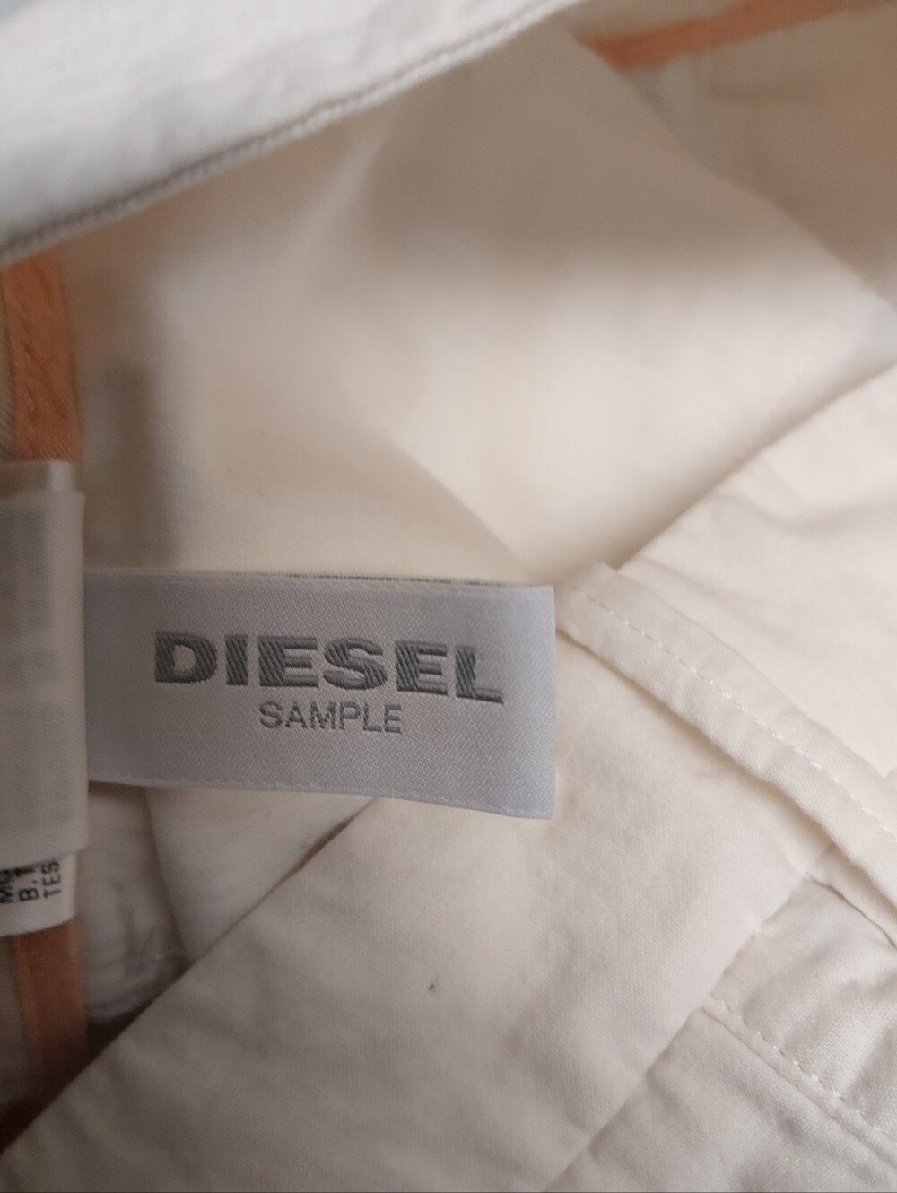 Diesel Black Gold cream Lightweight trousers - Picture 9 of 9
